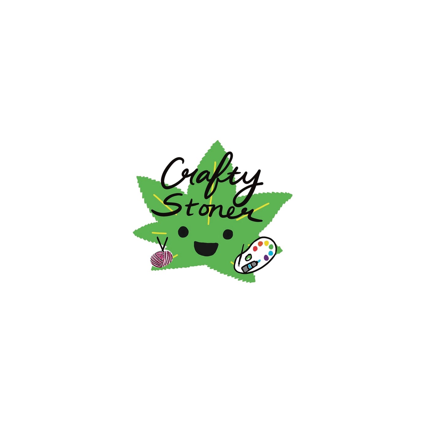 Crafty Stoner Sticker